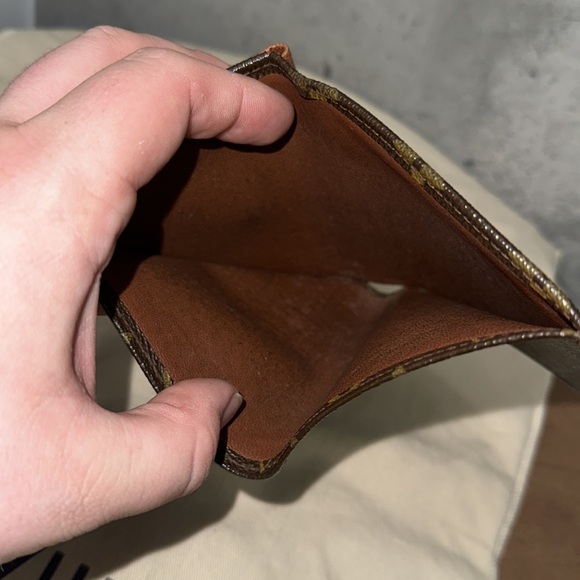 Louis Vuitton monogram billfold wallet 1980s rare - Picture 9 of 11